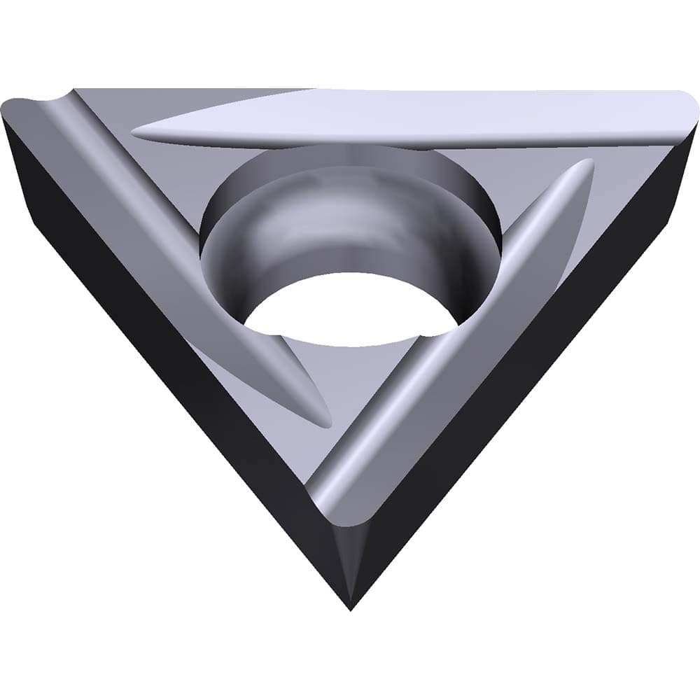 TPGT321RFX-AC5015S Carbide Turning Insert Absotech Bronze Finish, 0.6496″ Long, 3/8″ Inscribed Circle, 0.0157″ Corner Radius, 0.1252″ Thick, 60° Included Angle, Series AC5000S