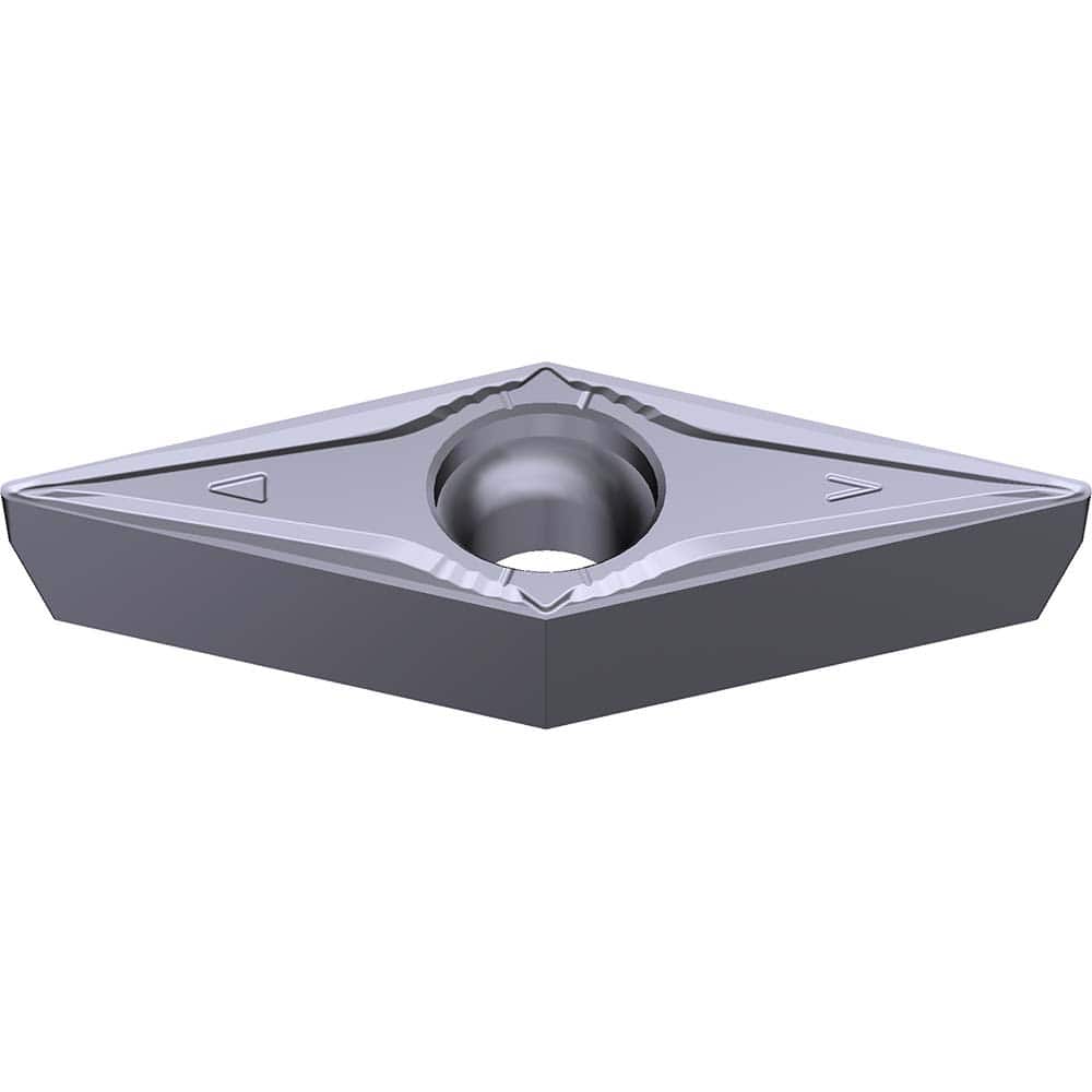 VCMT331EGU-AC5025S Carbide Turning Insert Absotech Bronze Finish, 0.6535″ Long, 3/8″ Inscribed Circle, 0.0157″ Corner Radius, 0.1874″ Thick, 35° Included Angle, Series AC5000S