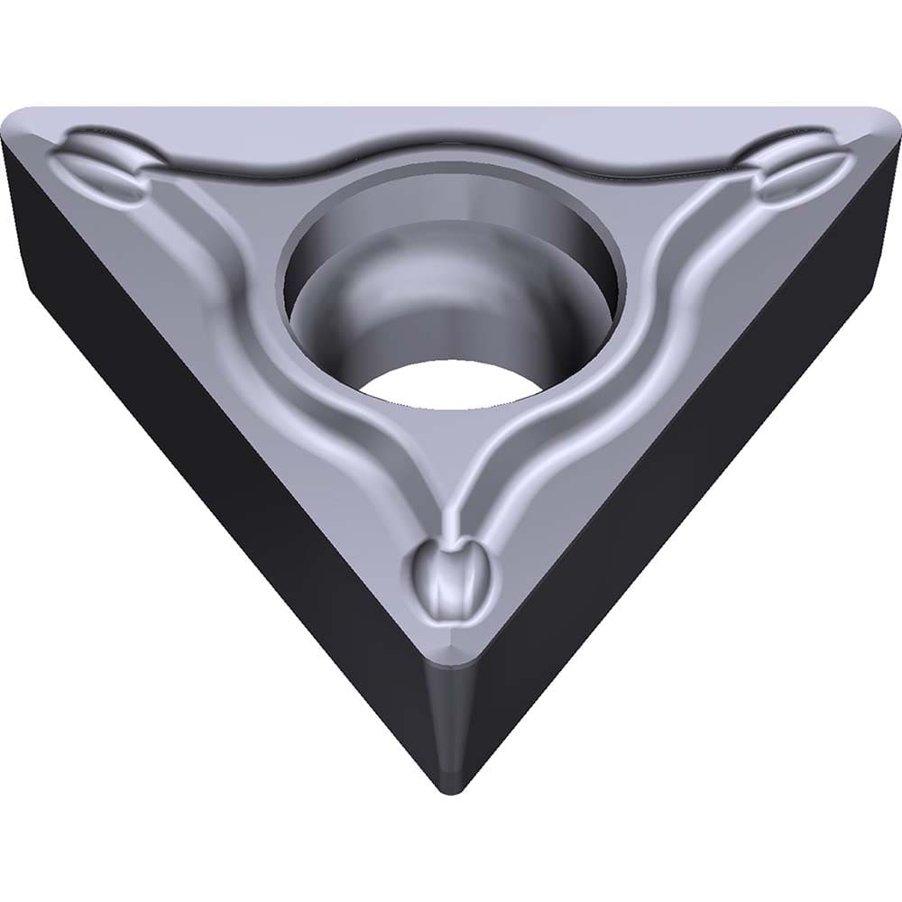 TPMT631ESU-AC5025S Carbide Turning Insert Absotech Bronze Finish, 0.3228″ Long, 0.1874″ Inscribed Circle, 0.0157″ Corner Radius, 0.0937″ Thick, 60° Included Angle, Series AC5000S