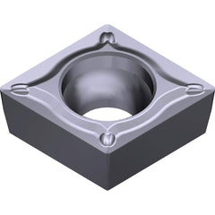 CPMT321ESU-AC5015S Carbide Turning Insert Absotech Bronze Finish, 0.3819″ Long, 3/8″ Inscribed Circle, 0.0157″ Corner Radius, 0.1252″ Thick, 80° Included Angle, Series AC5000S