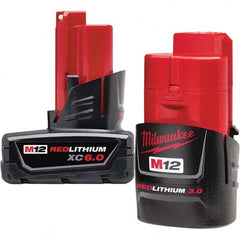 Milwaukee Tool - 12 Volt Lithium-Ion Power Tool Battery - Americas Industrial Supply