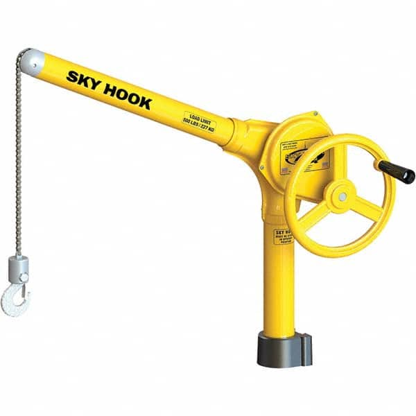 Sky Hook - 500 Lb Steel Lifting Hook Crane - Americas Industrial Supply