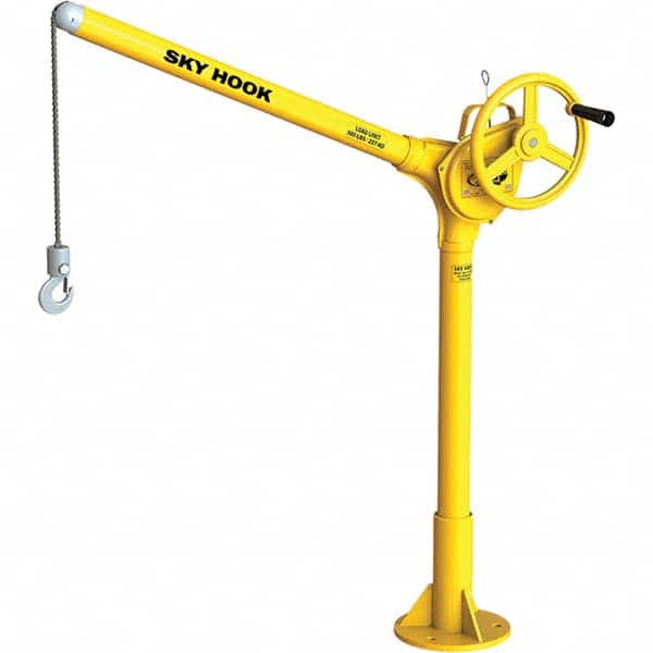 Sky Hook - 500 Lb Steel Lifting Hook Crane - Americas Industrial Supply
