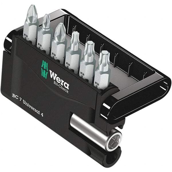 Wera - Screwdriver Bit Sets Type: Insert Bit Set Drive Size: 1/4 (Inch) - Americas Industrial Supply