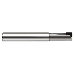 Diamond End Mills for Non-Ferrous Materials - PCD Diamond - 0.1250″ (1/8″) Cutter Diameter × 0.0150″ (1/64″) Radius × 0.2500″ (1/4″) Length of Cut PCD Corner Radius End Mill, Flute