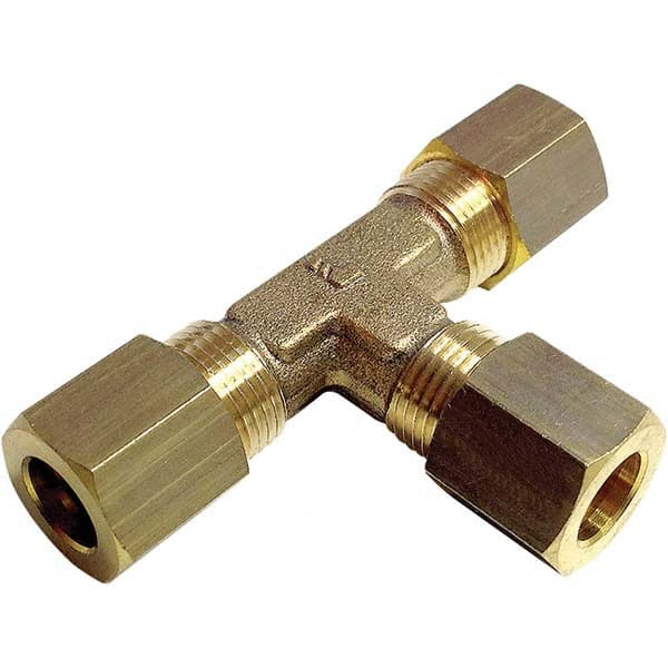 Legris - Metal Compression Tube Fittings Type: Union Tee End Connections: Tube O.D. x Tube O.D. - Americas Industrial Supply