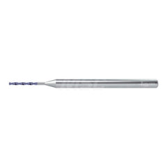 Micro Drill Bit: 0.0374″ Dia, 140 °, Solid Carbide AlCrN Finish, 1.969″ OAL, RH Cut, Straight-Cylindrical Shank, Series DB133-05-A1