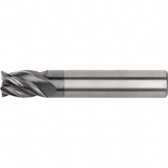 Kennametal - 18mm Diam 4 Flute Solid Carbide 0.35mm Chamfer Width Corner Chamfer End Mill - Americas Industrial Supply