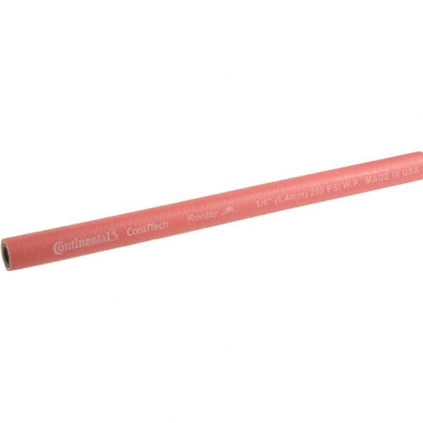 Multipurpose Air Hose: 1/4″ ID, 1' 300 Working psi, -40 to 190 ° F, Red, PVC, 1/4″