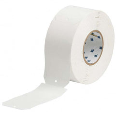 Brady - Labels, Ribbons & Tapes Type: Die-Cut Tags for Printers Color: White - Americas Industrial Supply