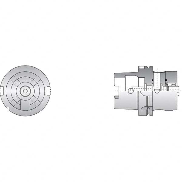 Allied Machine and Engineering - 50mm Diam Radial Clamp HSK Modular Reamer Body - Americas Industrial Supply