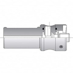 Allied Machine and Engineering - 50mm Diam Radial Clamp Straight Shank Modular Reamer Body - Americas Industrial Supply