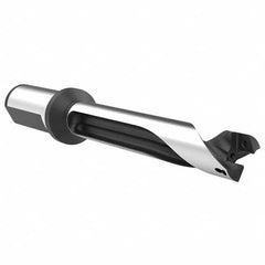 Allied Machine and Engineering - 20mm to 22mm Diam 7xD 153.9mm Max Depth Straight Flute Spade Drill - Americas Industrial Supply