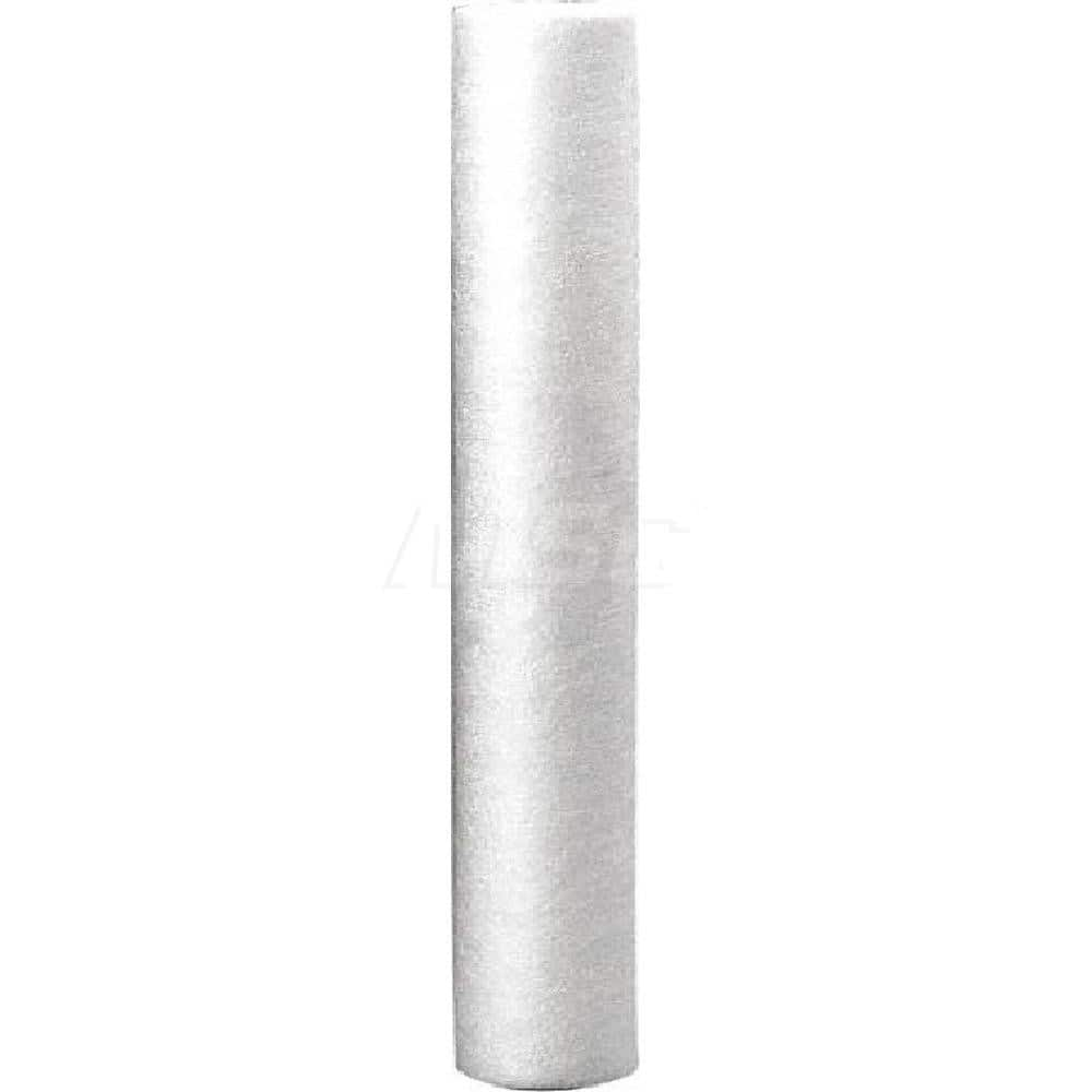 Plumbing Cartridge Filter: 2-1/2″ OD, 20″ Long, 10 micron, Tightly Spun Cotton Reduces Sediment