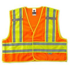 8245PSV S/M ORG PUBLIC SAFETY VEST - Americas Industrial Supply