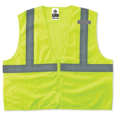 8210Z S/M Lime Econ Mesh Vest Type R Class 2 - Americas Industrial Supply