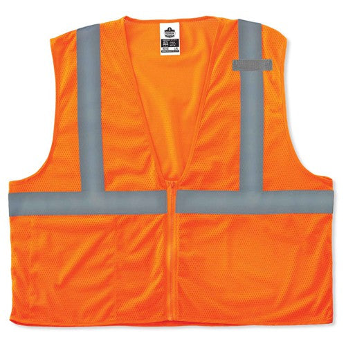 8210Z 2/3 XL Orange Econ Mesh Vest Type R Class 2 - Americas Industrial Supply