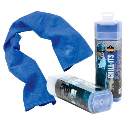 Chill-Its Cooling Towel Blue - Americas Industrial Supply