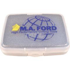 M.A. Ford - Chamfer Mill Sets; End Type: Single ; Chamfer Mill Material: Solid Carbide ; Chamfer Mill Finish/Coating: AlCrN ; Cutter Head Diameter (Inch): 1/4; 3/8; 1/2 ; Included Angle A: 90 ; Overall Length (Inch): 2-1/2;2-1/2;3 - Exact Industrial Supply