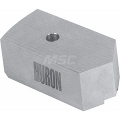Huron Machine Products - Hard Lathe Chuck Jaws; Jaw Type: Quick-Jaw Change ; Jaw Interface Type: 1.5mm x 60 Serrated ; Maximum Compatible Chuck Diameter (Inch): 8 ; Material: Aluminum ; Overall Width/Diameter (Inch): 1-1/2 ; Overall Length (Decimal Inch) - Exact Industrial Supply