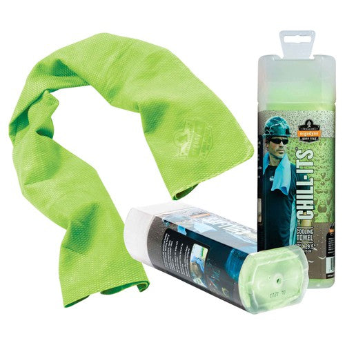 Chill-Its Cooling Towel Hi Viz Lime - Americas Industrial Supply