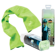 Chill-Its Cooling Towel Hi Viz Lime - Americas Industrial Supply