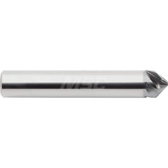 M.A. Ford - Chamfer Mills; Cutter Head Diameter (mm): 8.00 ; Included Angle A: 90 ; Chamfer Mill Material: Solid Carbide ; Chamfer Mill Finish/Coating: AlCrN ; Overall Length (mm): 63.00 ; Shank Diameter (mm): 8.00 - Exact Industrial Supply