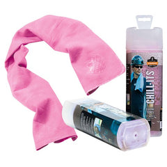 Chill-Its Cooling Towel Pink - Americas Industrial Supply