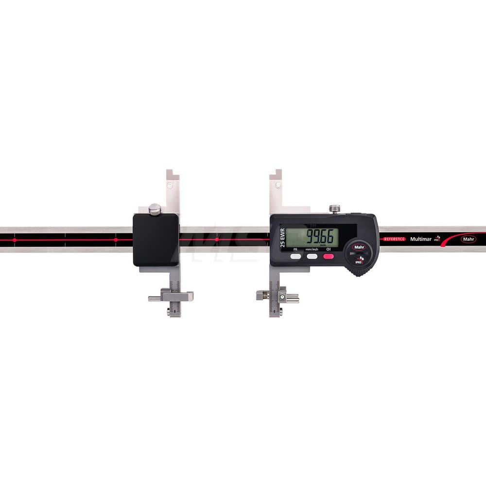 Mahr - Electronic Calipers; Minimum Measurement (mm): 0.00 ; Minimum Measurement (Decimal Inch): 0.0000 ; Maximum Measurement (Decimal Inch): 24 ; Maximum Measurement (mm): 600.00 ; Accuracy Plus/Minus (Decimal Inch): 0.0010 ; Accuracy Plus/Minus (mm): 0 - Exact Industrial Supply