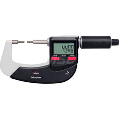 Mahr - Electronic Outside Micrometers; Type: Digital Outside Micrometer ; Minimum Measurement (Decimal Inch): 0 ; Minimum Measurement (mm): 0 ; Maximum Measurement (mm): 25 ; Thimble Type: Ratchet ; Calibrated: No - Exact Industrial Supply