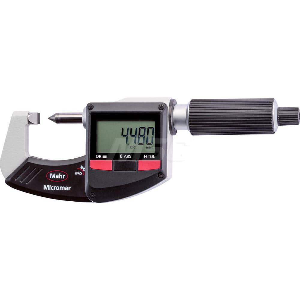 Mahr - Electronic Outside Micrometers; Type: Digital Outside Micrometer ; Minimum Measurement (Decimal Inch): 0 ; Minimum Measurement (mm): 0 ; Maximum Measurement (mm): 20.00 ; Thimble Type: Ratchet ; Calibrated: No - Exact Industrial Supply