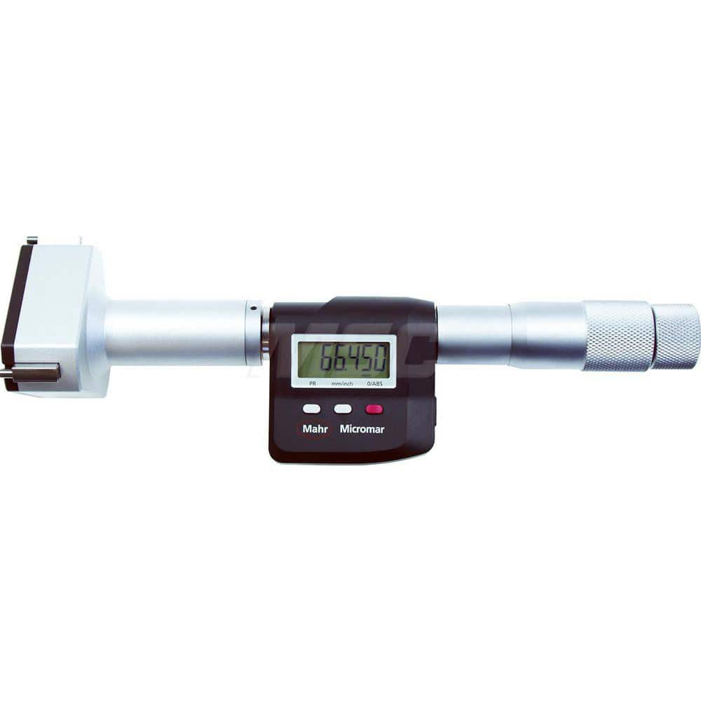 Mahr - Electronic Inside Micrometers; Minimum Measurement (Inch): 2.7500 ; Minimum Measurement (mm): 70 ; Minimum Measurement (Decimal Inch): 2.7500 ; Maximum Measurement (Inch): 3.3500 ; Maximum Measurement (Decimal Inch): 3.3500 ; Maximum Measurement ( - Exact Industrial Supply