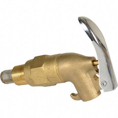 Vestil - 3/4" NPT Brass Adjustable Drum Faucet - 4" Long Extension - Americas Industrial Supply