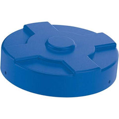 Vestil - 55 Gal, Polyethylene Drum Cover - 24-3/4" Diam, Rigid Smooth Liner - Americas Industrial Supply