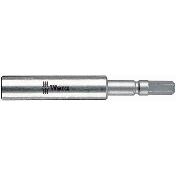 Wera - 1/4" Bit Holder - 1/4" Drive, 3-3/4" OAL - Americas Industrial Supply