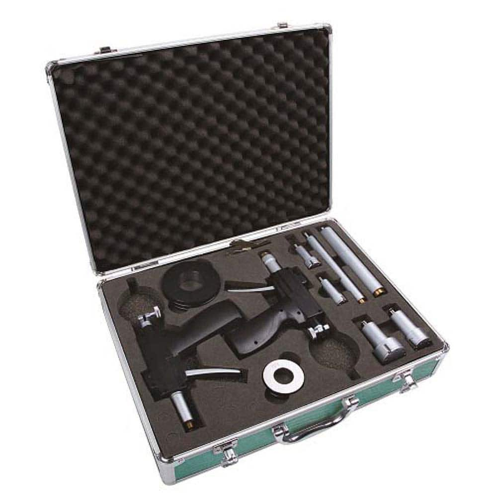 Insize USA LLC - Electronic Bore Gages; Type: Pistol Grip Electronic Bore Gage Set ; Minimum Measurement (Decimal Inch): 0.2750 ; Maximum Measurement (Decimal Inch): 0.5000 ; Gage Depth (Decimal Inch): 2 ; Gage Depth (Inch): 2 ; With Accessories: Yes - Exact Industrial Supply