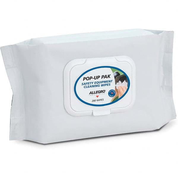 Allegro - 1 200-Piece Facepiece Cleaning Alcohol-Free Wipes - Americas Industrial Supply