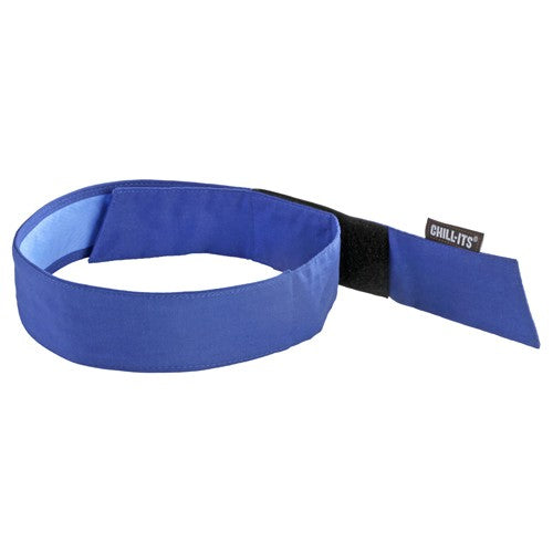6705CT Solid Blue Evap Cooling Bandana W/CT - H & L - Americas Industrial Supply