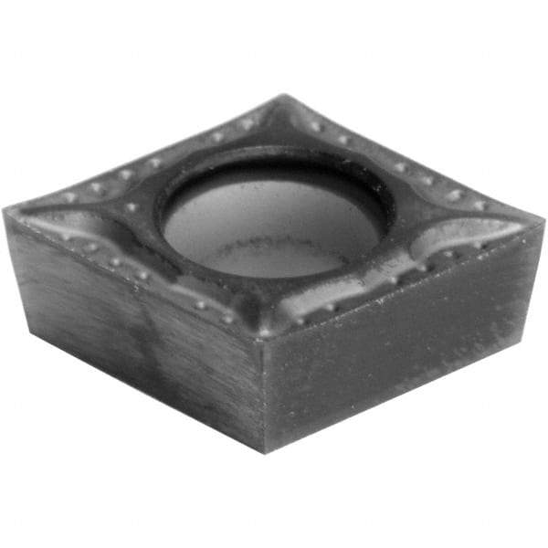 Sumitomo - CCGT32.50 MESI Grade AC5025S Carbide Turning Insert - TiAlSiN Finish, 80° Diamond, 3/8" Inscr Circle, 0.156" Thick, 0.0039" Corner Radius - Americas Industrial Supply