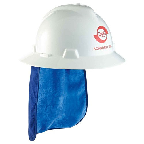 6717CT Blue Evap Hard Hat Neck Shade W/ Cooling Towel - Americas Industrial Supply