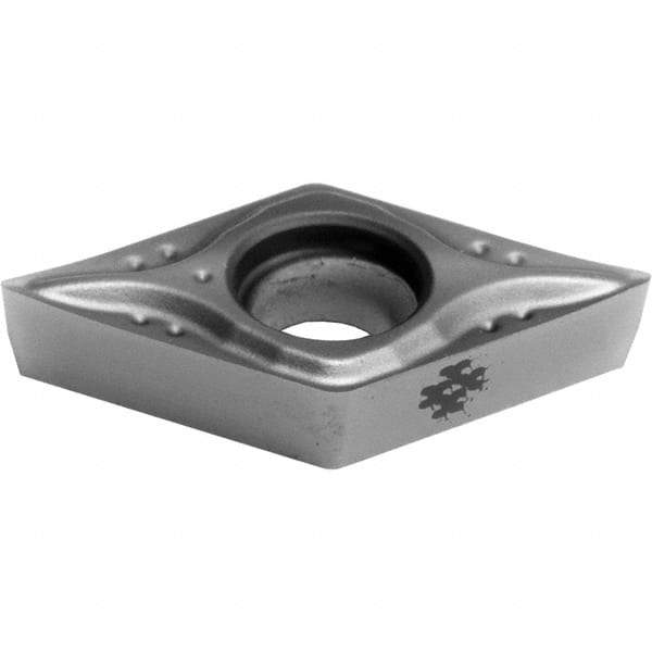 Sumitomo - DCGT32.52 MESI Grade AC5025S Carbide Turning Insert - TiAlSiN Finish, 55° Diamond, 3/8" Inscr Circle, 0.156" Thick, 0.0313" Corner Radius - Americas Industrial Supply