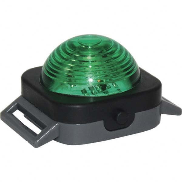 Railhead Corporation - Strobe & Flashing Lights Light Type: Flashing, Steady Lens Color: Green - Americas Industrial Supply