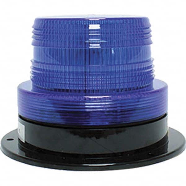 Railhead Corporation - Strobe & Flashing Lights Light Type: Quad High; Double; Quad Low; Triple Flash Lens Color: Blue - Americas Industrial Supply