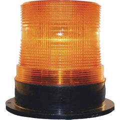 Railhead Corporation - Strobe & Flashing Lights Light Type: Single; Double; Quad; Revolving Lens Color: Amber - Americas Industrial Supply