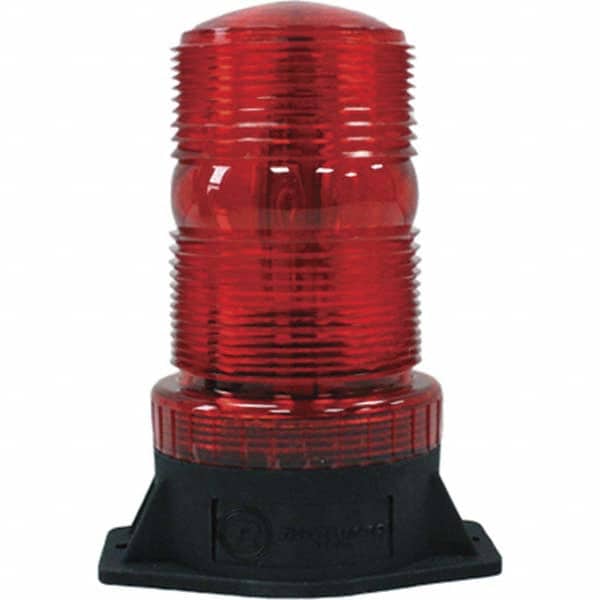 Railhead Corporation - Strobe & Flashing Lights Light Type: Single; Double; Quad; Revolving Lens Color: Red - Americas Industrial Supply