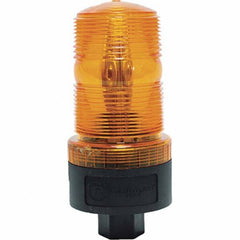 Railhead Corporation - Strobe & Flashing Lights Light Type: Single; Double; Quad; Revolving Lens Color: Amber - Americas Industrial Supply