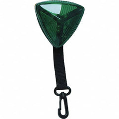 Railhead Corporation - Strobe & Flashing Lights Light Type: Flashing, Steady Lens Color: Green - Americas Industrial Supply