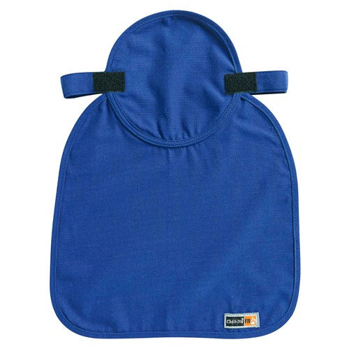 6717FR Blue Evap FR Hard Hat Neck Shade W/ Polymers - Americas Industrial Supply