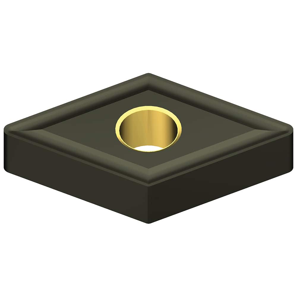 DNMG442ENZ-AC4015K Carbide Turning Insert Al2O3/TiCN Finish, 15.5mm Long, 1/2″ Inscribed Circle, 0.0315″ Corner Radius, 1/4″ Thick, 55° Included Angle, Series AC4000K