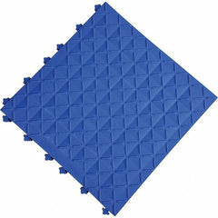 Ergo Advantage - 18" Long x 18" Wide x 1" Thick, Anti-Fatigue Modular Matting Anti-Fatigue Flooring - Americas Industrial Supply